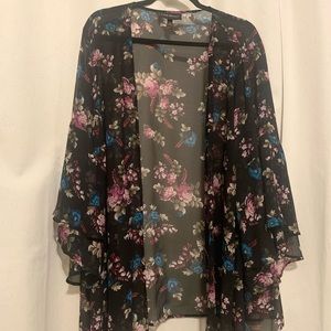 Lane Bryant Sheer Floral Kimono